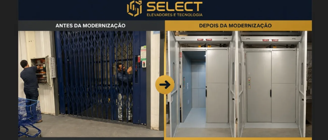 Modernização de elevadores Select